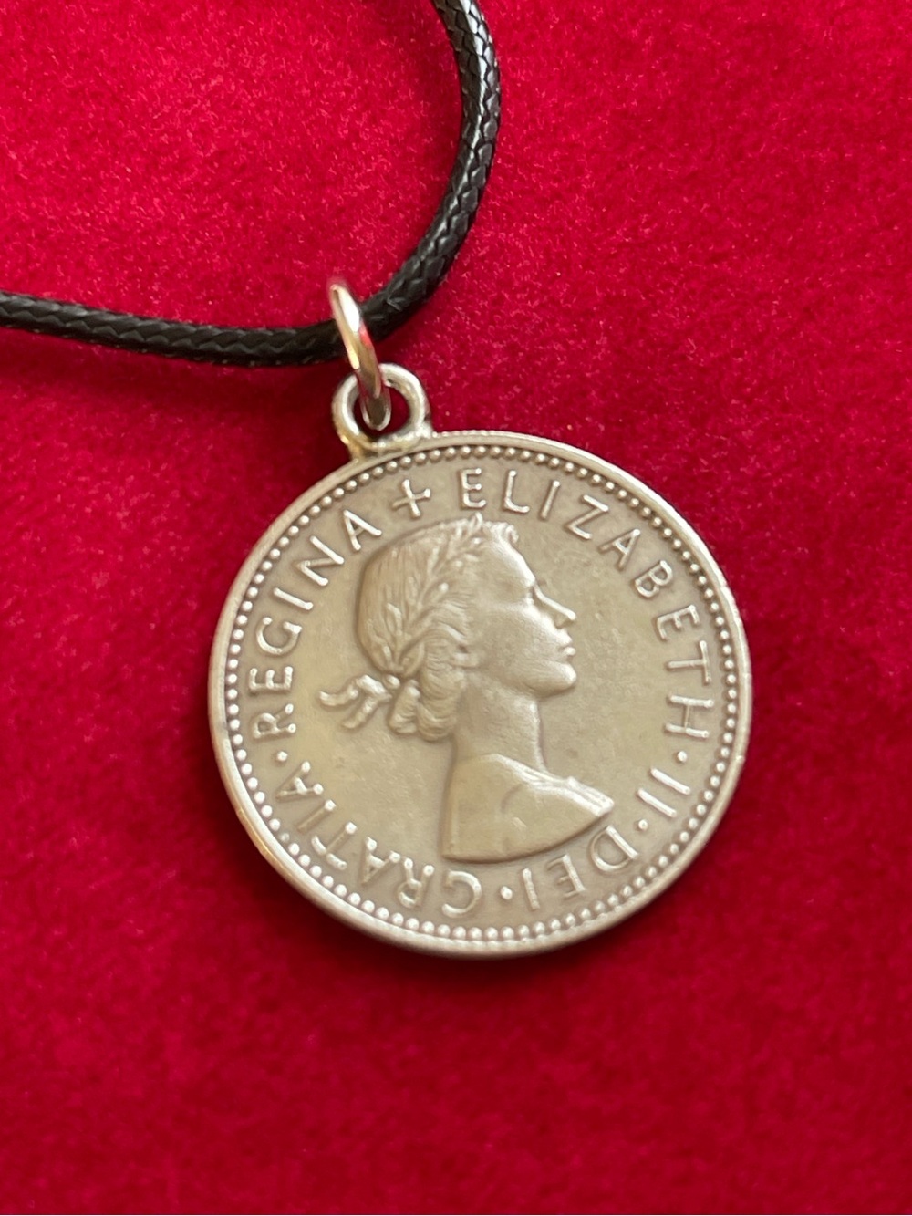 Great Britain Vintage Coin Pendant Necklace
